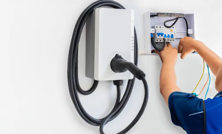 urządzenia montowane, sieci elektroenergetycznej, większych pomieszczeniach